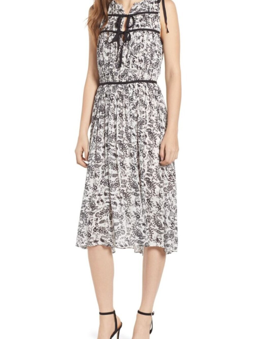 NEW Rebecca Minkoff Women's XS Thea Floral-Print Dress NWT $248 - Picture 2 of 6
